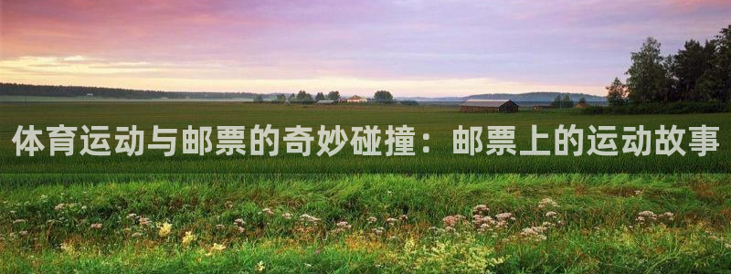 bbin视讯：体育运动与邮票的奇妙碰撞：邮票上的运动故事